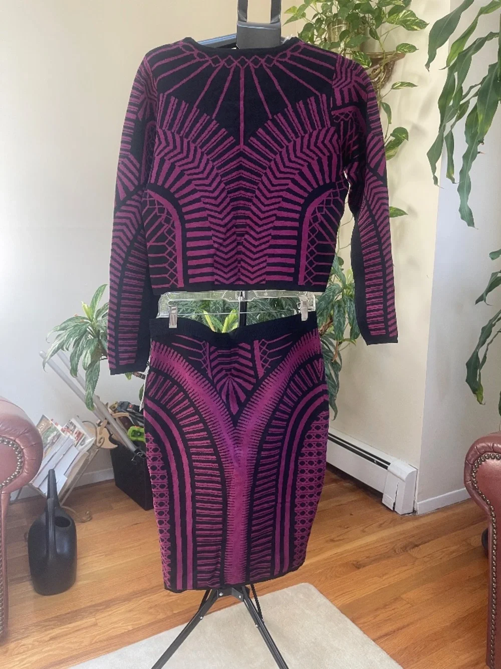 Matching knit set